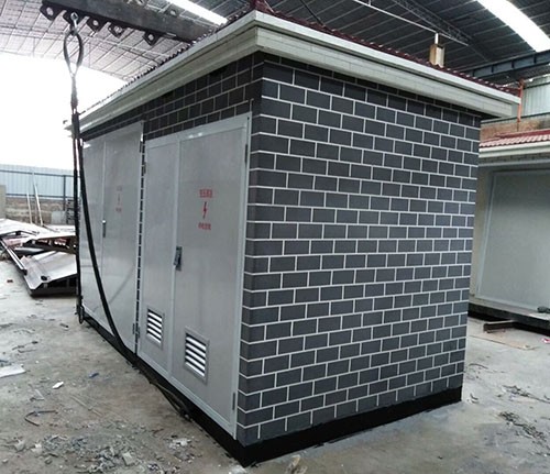 喷砂型环保箱变 车间现一侧